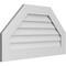 Ekena Millwork Octagonal Top Surface Mount PVC Gable Vent w/ 3-1/2"W x 1"P Standard Frame, 36"W x 20"H GVPOT36X2001SN - alternate 3